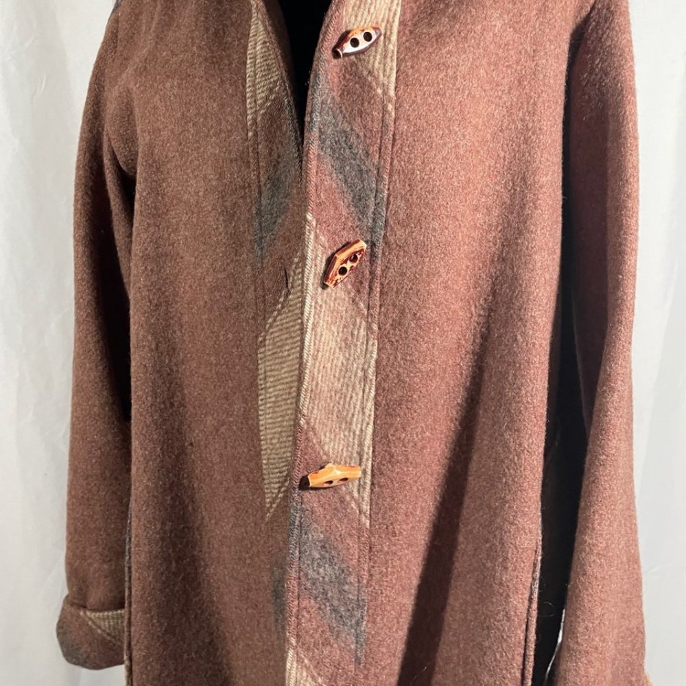 Casa De Lana Boho Hooded Peacoat View 2